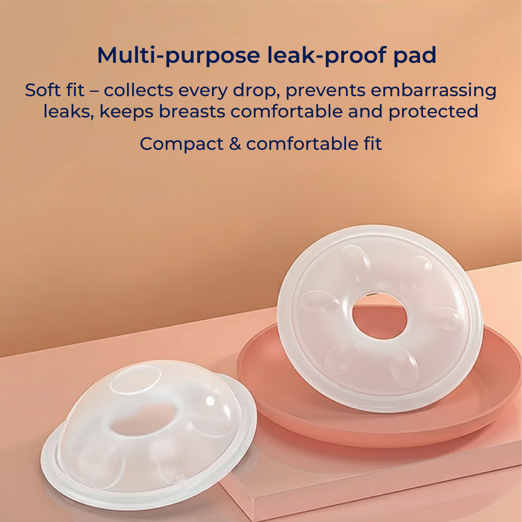 Silicone Adhesion – Thin Reusable – Discreet Leak Protection – Washable Comfort For Nursing Mums