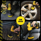 Electric drill brush