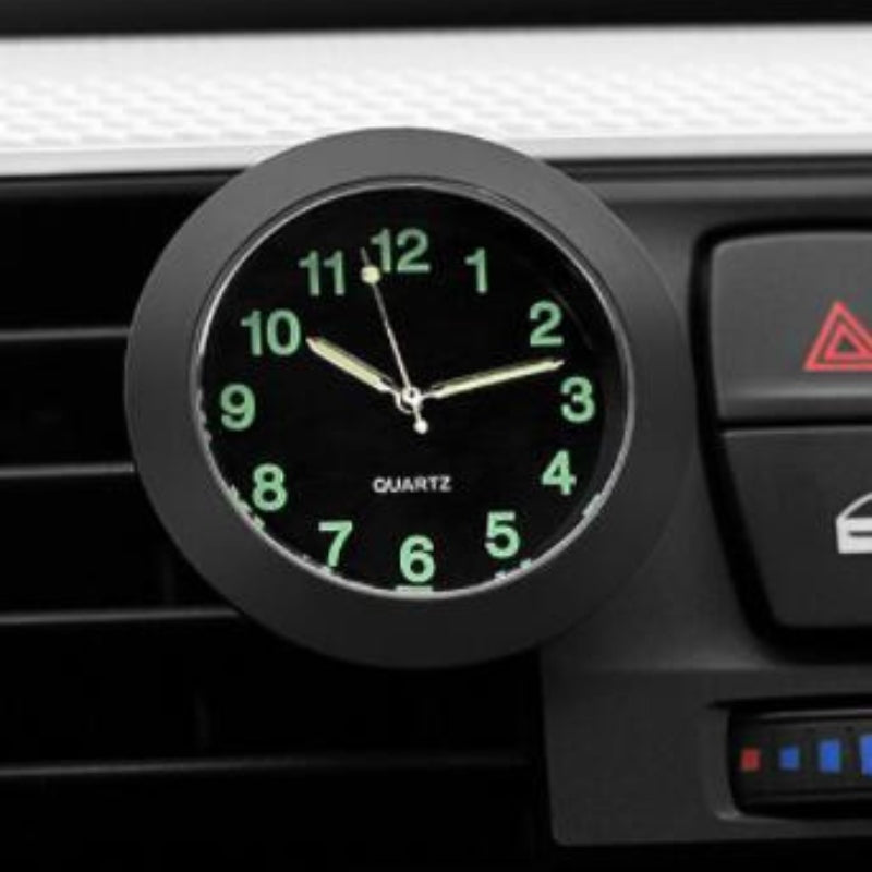 AutoTime Mini Analog Watch – Self-Adhesive and Stylish Design for Car Interior