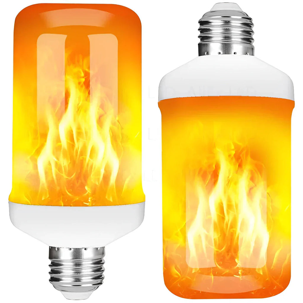 Flame effect lamp – 9W LED lamp with realistic flame light