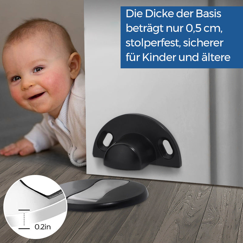 Invisible magnetic door stop made of stainless steel