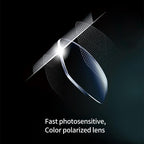 Photochromatic sunglasses with anti-glare polarized lenses