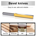 8MM Shaft Double Groove Straight Mill