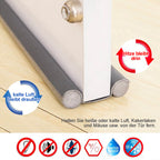 Sound and dustproof door bottom seal