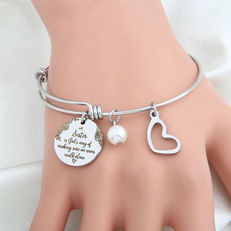 Never walk alone - Sister bracelet