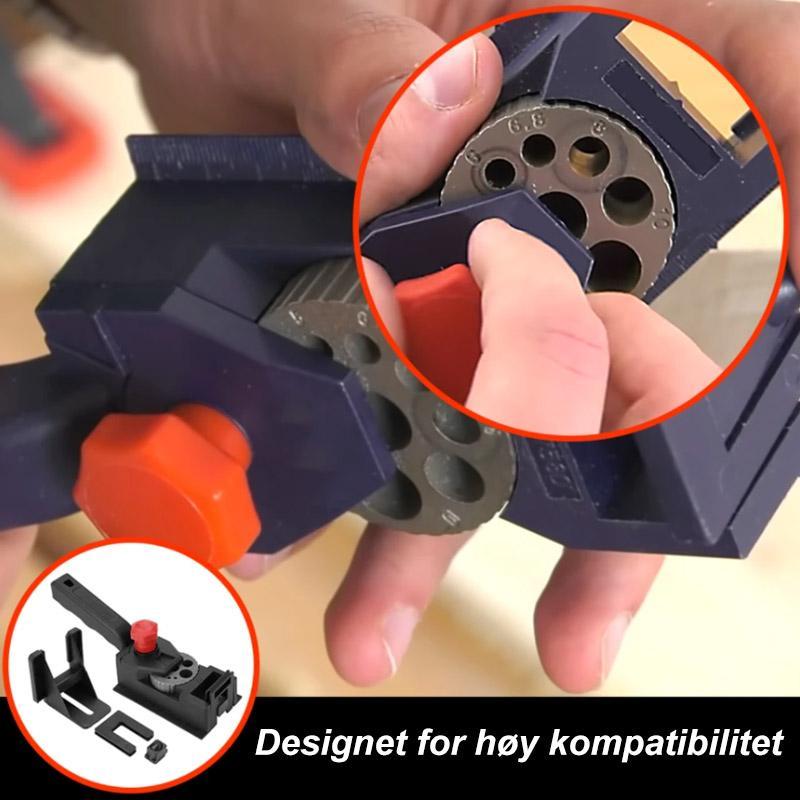 Universal adjustable drill hole gauge