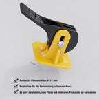 Quick leveling machine for tiles