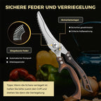 Robust Bone Scissors made of Stainless Steel