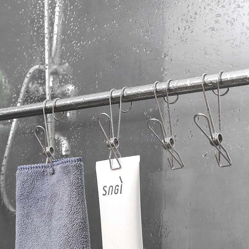 Stainless Steel Laundry Clips Hook Clip