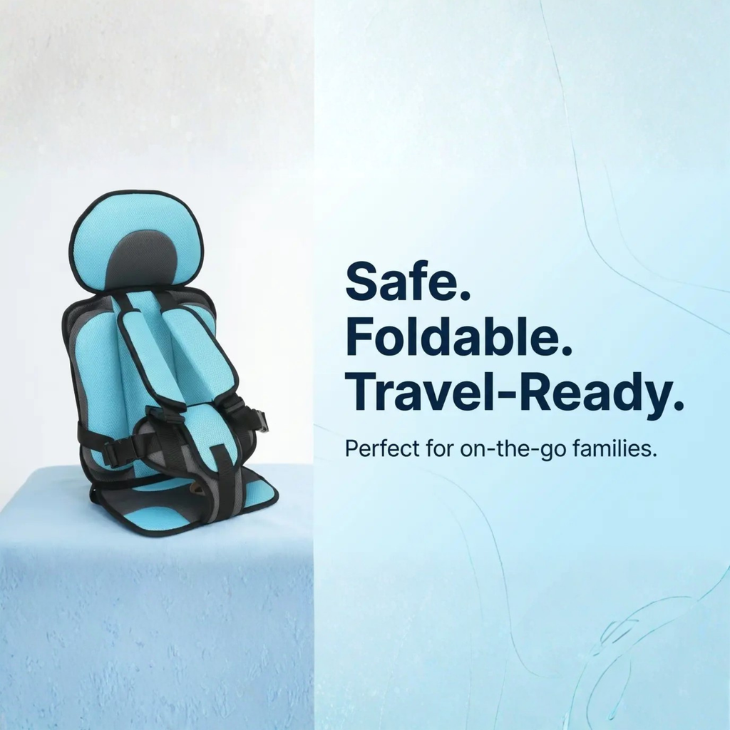 Portable & Foldable Child Car Booster Seat