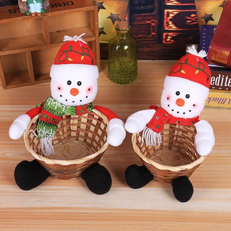Christmas Candy Braided Basket