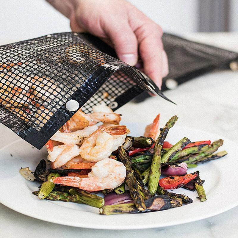 Non-stick grill mesh bag
