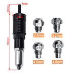 Professional Rivet Gun Adapter Kit 🛠With 4 different Nozzle Pins