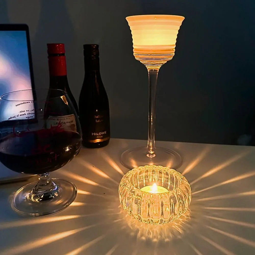 GlowRipple Candle Holder