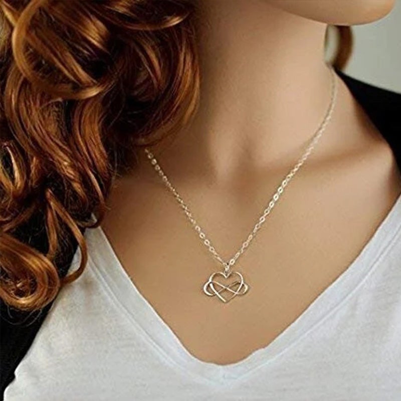 Love Bow Non-biological Sister Necklace Best Friend Necklace