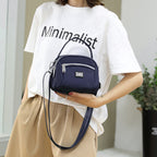 Light solid nylon shoulder bag