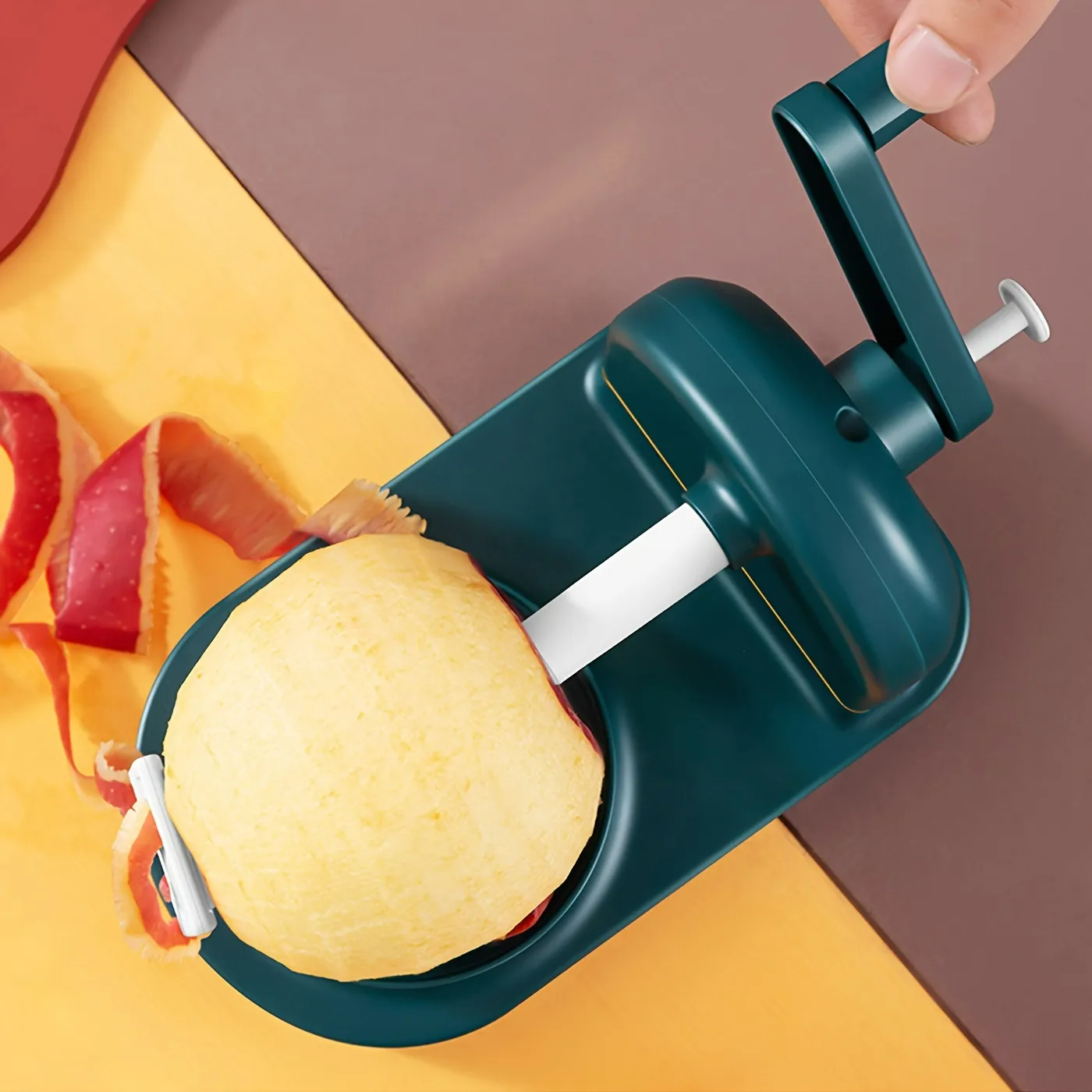 Fruit peeler | Quick hand crank kitchen tool