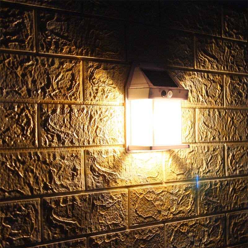 Solar Wolfram Wall Light for Outdoor Use