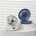 Portable Wall Fan | Multifunctional, USB Rechargeable & Whisper Quiet for Home, Office & Outdoor Use