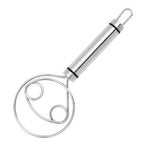 Robust Stainless Steel Danish Dough Whisk – Durable, Ergonomic Design for Versatile Baking & Cooking
