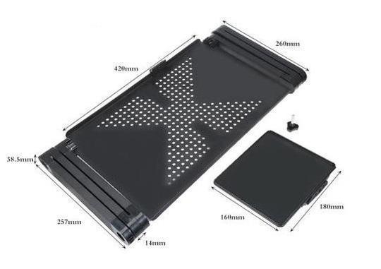 No.1 Selling Ergonomic Adjustable Laptop Stand Folding Bed Desk Table