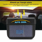 Solar fan for car