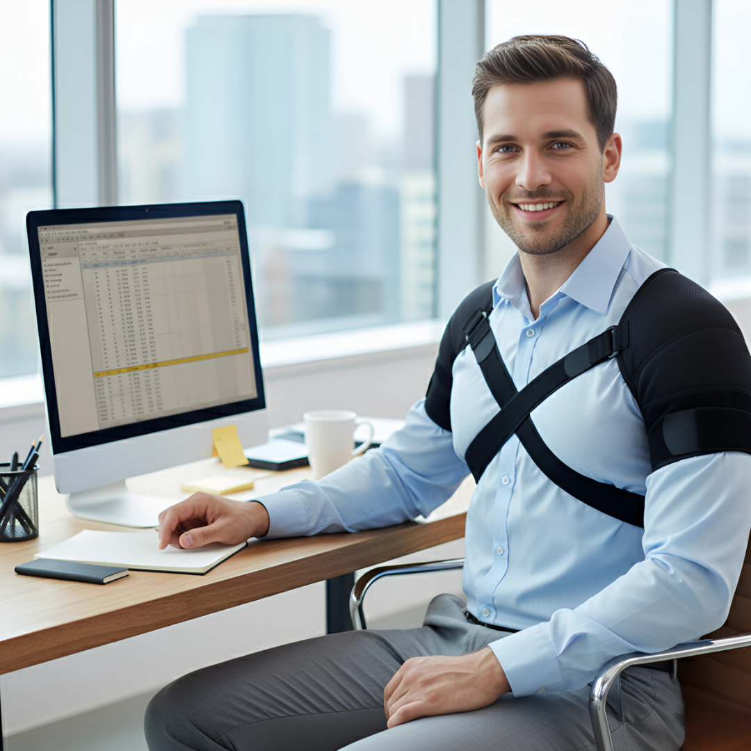 Cross-Compression Stability – Breathable Mesh Comfort – Relieves Shoulder Pain & Improves Posture