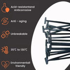 Universal nylon cable tie buckle for automobiles