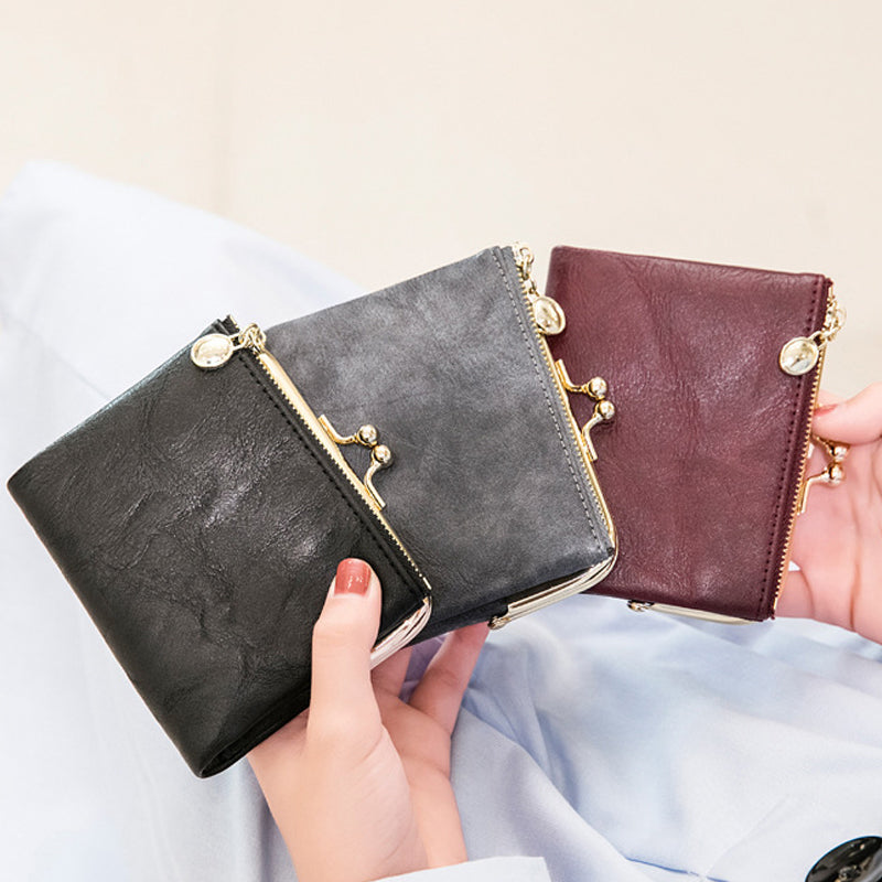 Mini Fashion Women's Square Short Wallet