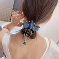 Dreamy butterfly hair clip with fringes