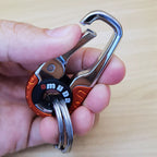 Creative keychain made of stainless steel