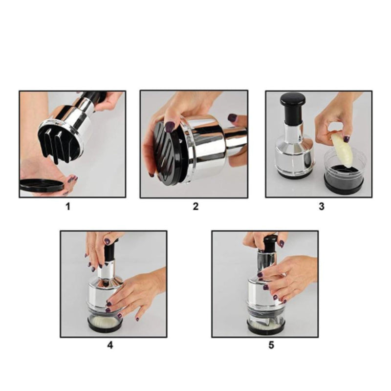 Stainless Steel Garlic Press