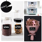 Reusable chalk labeling set