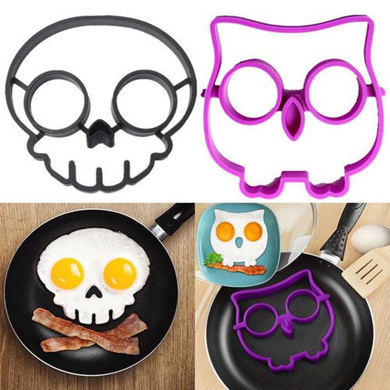 Mirror shape made of silicone (3 pieces)