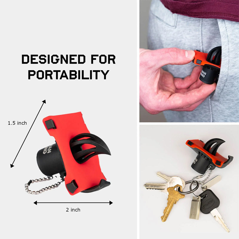 Key chain beer bottle opener