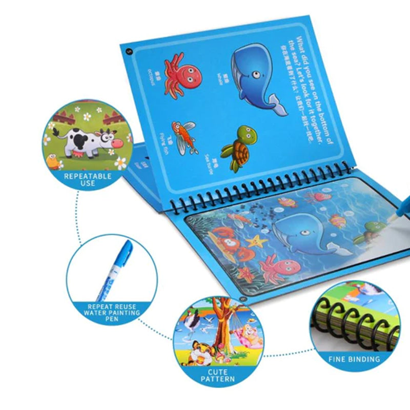 Magical Water Coloring Book