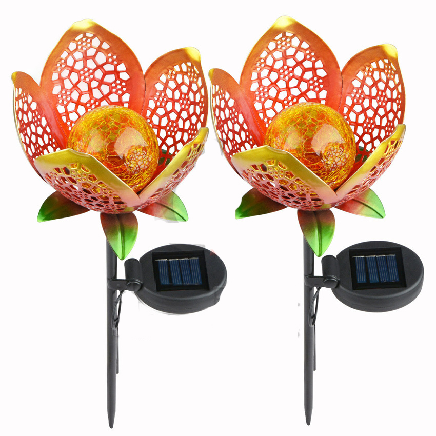 Solar Garden Light Lotus Flower – Decorative LED Outdoor Lighting for Garden and Yard