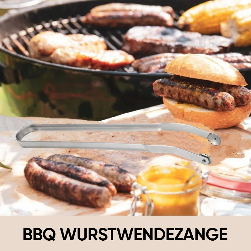 Tongs for Turning BBQ Sausages