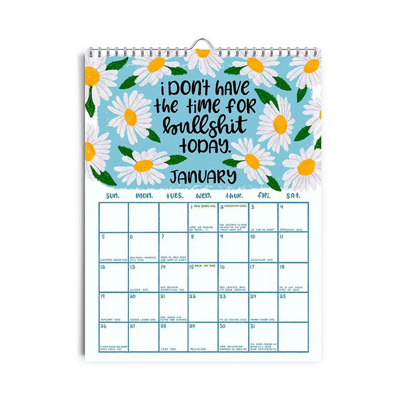 New Version - Hot Air Balloon - NOW IT STARTS AGAIN 2025 CALENDAR