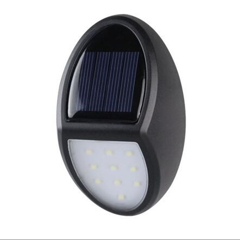 Solar LED Outdoor Wall Light with Motion Sensor and Weather-Resistant Housing