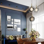 Modern Atmospheric Glass Pendant Lamp for Dining Room and Kitchen