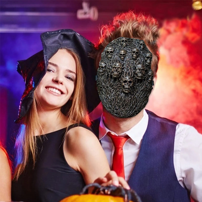 Halloween new Steam Skull Punk Mask