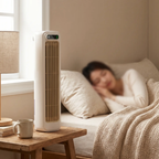 Wall-mounted cooling fan for kitchen use