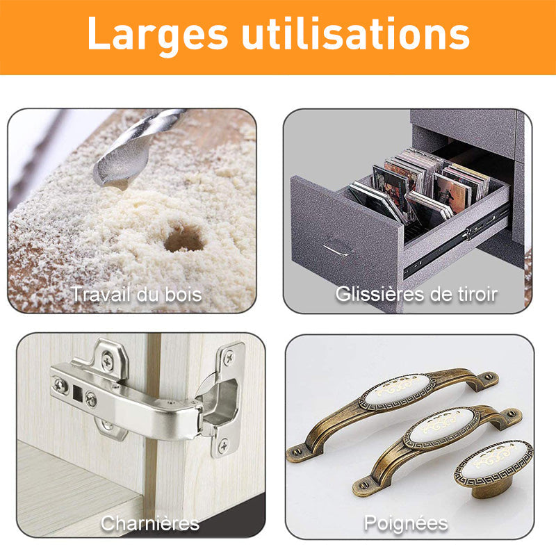 Automatic center hinges for wooden doors