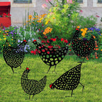 Simulated Chicken Ornament for the Garden