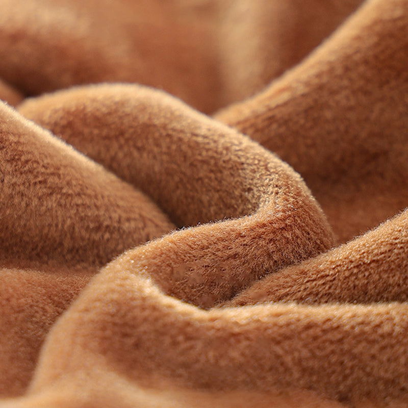 Cold-resistant suede gloves