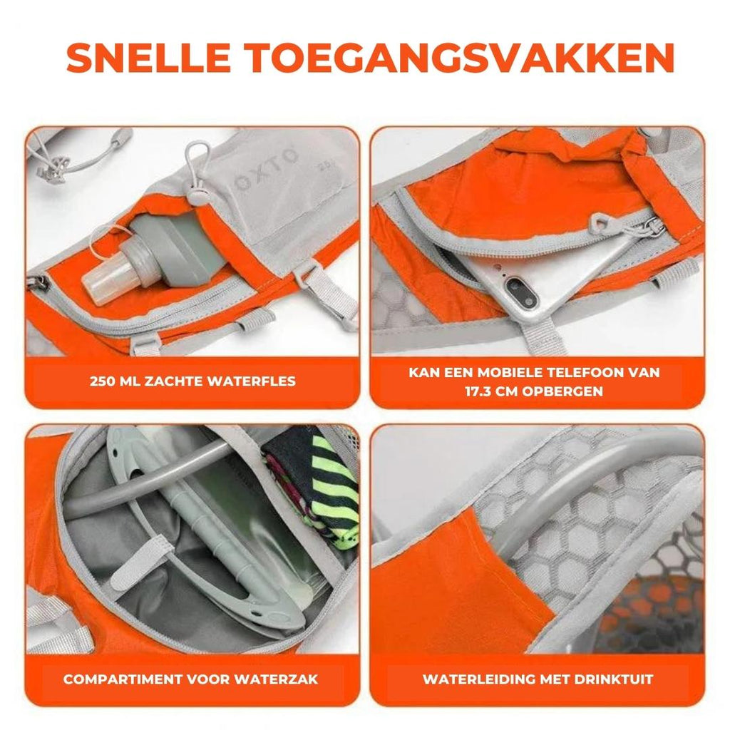 TravelLite Backpack - Ultralight Hydration with Integrated Water Tank