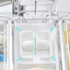 Rectangle Pill Case Organizer Container
