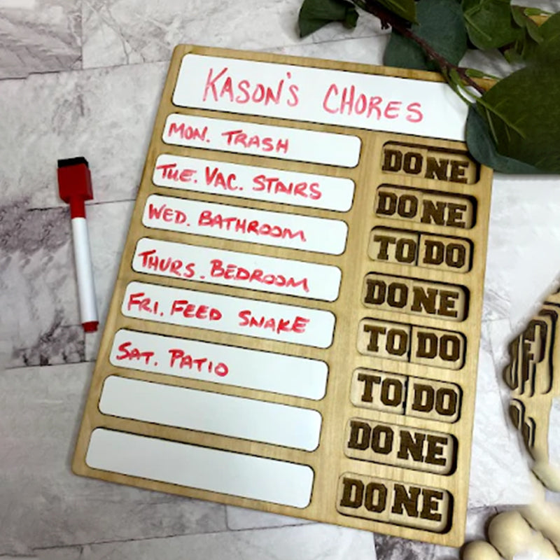 Wood Task Chart