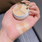 Tri-Color Concealer Palette for Acne Spots and Dark Circles